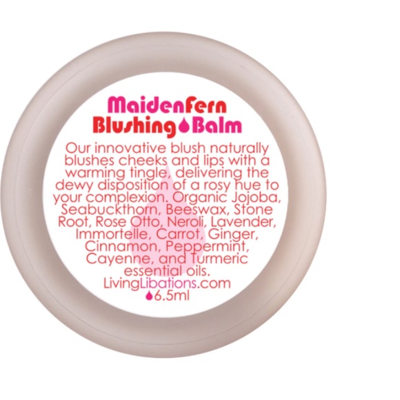 Living Libations Cheek & Lip Pot in "Maiden Fern" - Picture 2 of 5